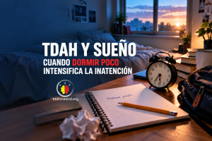 TDAH y sueño: dormir poco puede intensificar la inatención
