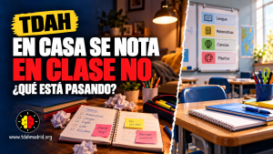 TDAH e inatención en casa que no parece evidente en el colegio